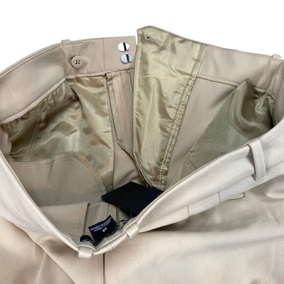 Club Monaco Matie Pants Women 6R Tan Stretch Slash Pockets Classic Fit - Picture 13 of 16